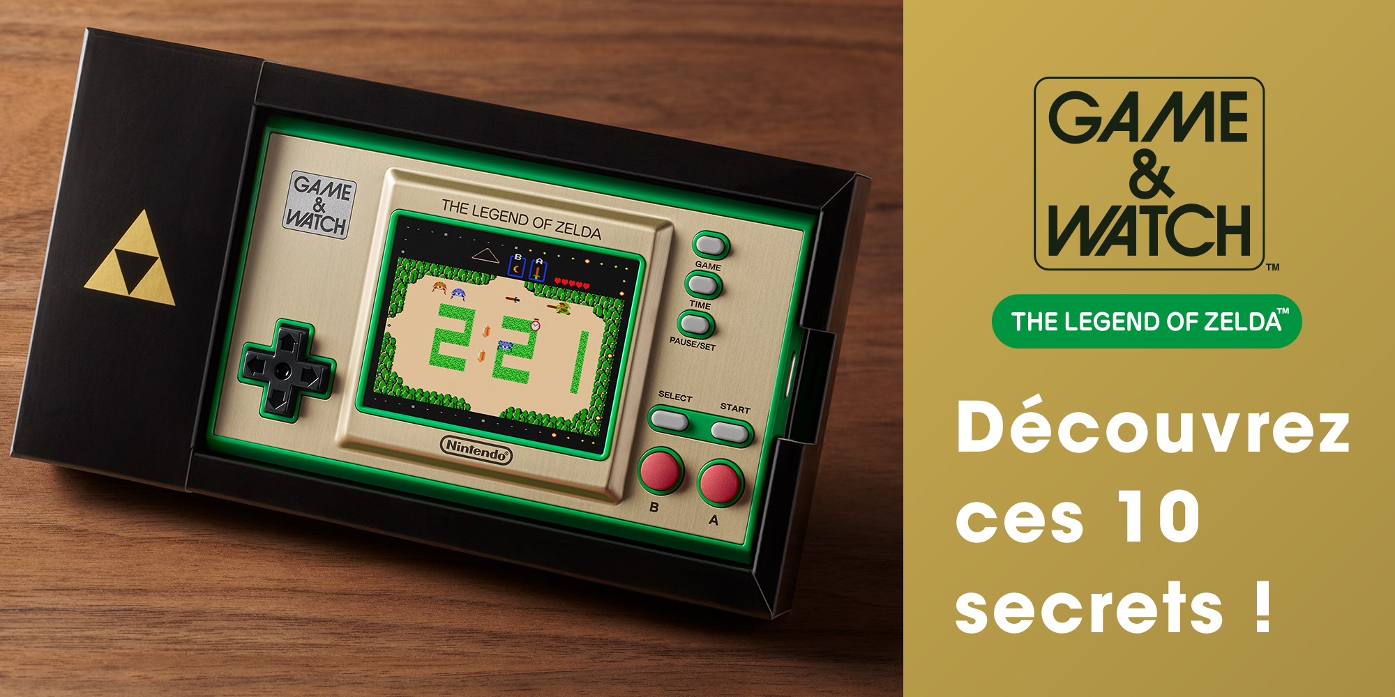 Dix secrets cachés dans la console Game & Watch: The Legend of Zelda !
