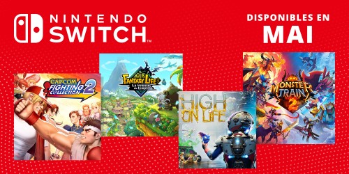 Jeux Nintendo Switch à venir - mai 2025