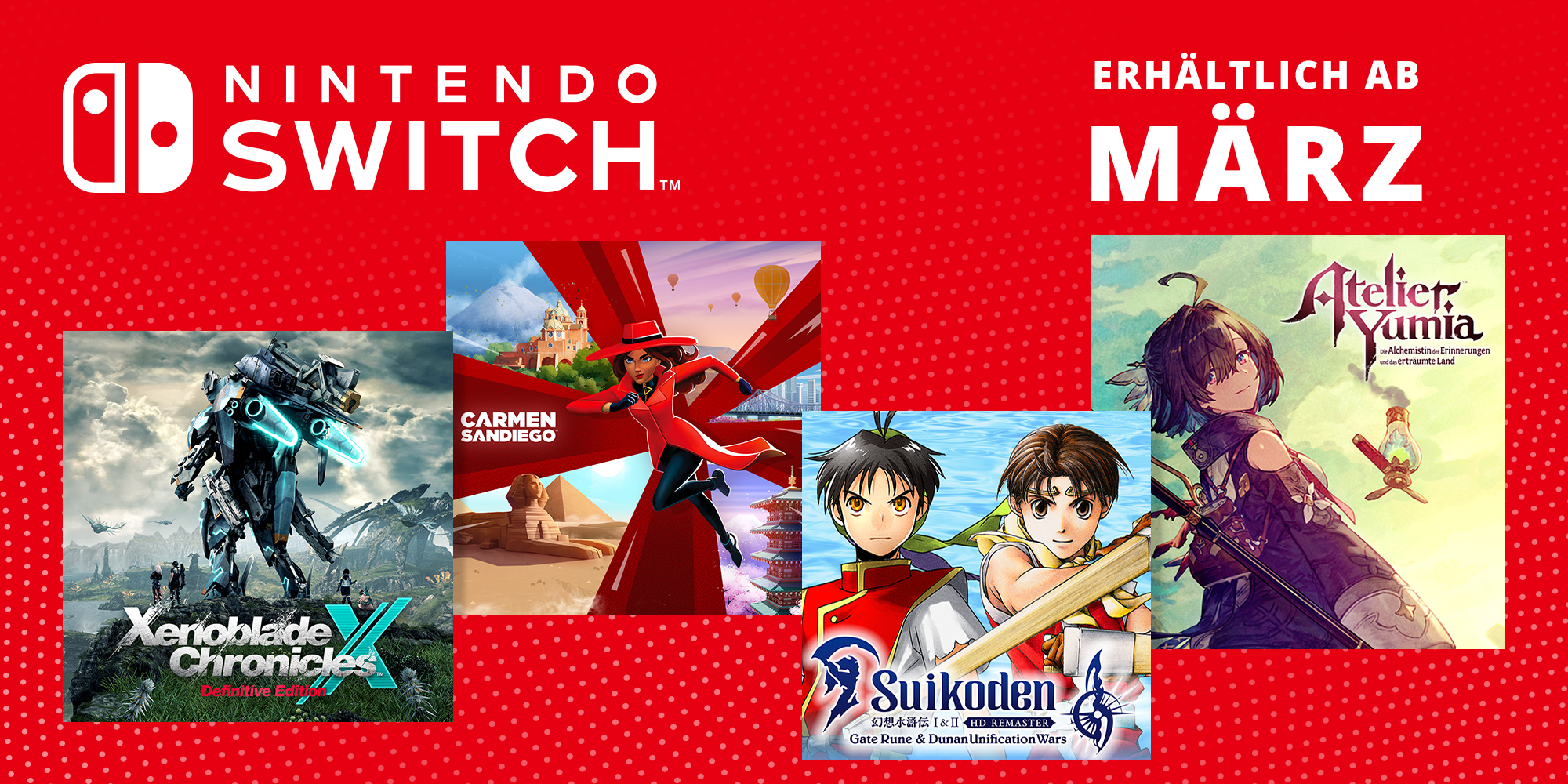Diese Nintendo Switch-Spiele erscheinen im März 2025!